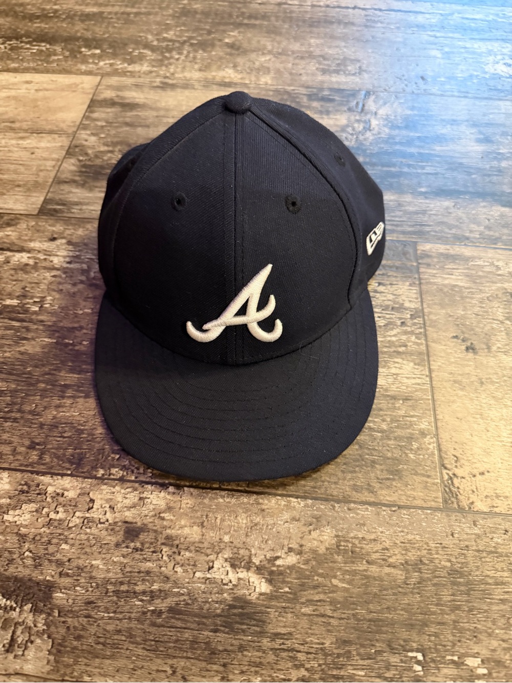 New Era Kids black Atlanta Braves Hat
